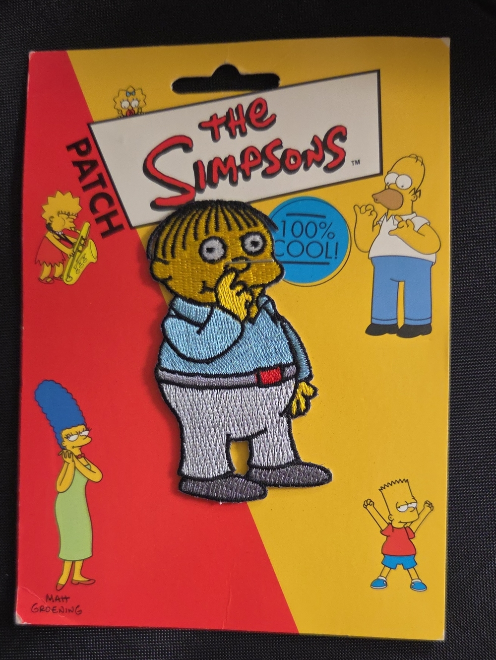 Vintage New The Simpsons Iron On Patch